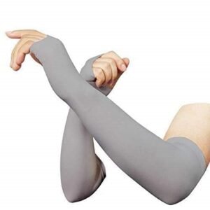 Unisex Full Arm Fingerless Sleeves Gloves for UV, Dust, Summer, UV Sun Protection Arm Sleeves for Men & Women, Protection Arm Sleeves