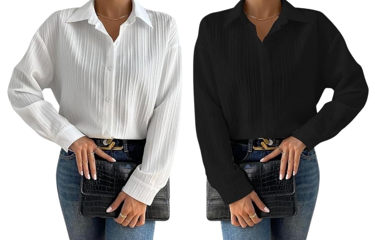 GRECIILOOKS Shirt for Women | Women Shirt | Long Shirt for Women | Shirt Tops for Women | Oversized Shirt for Women - Image 4