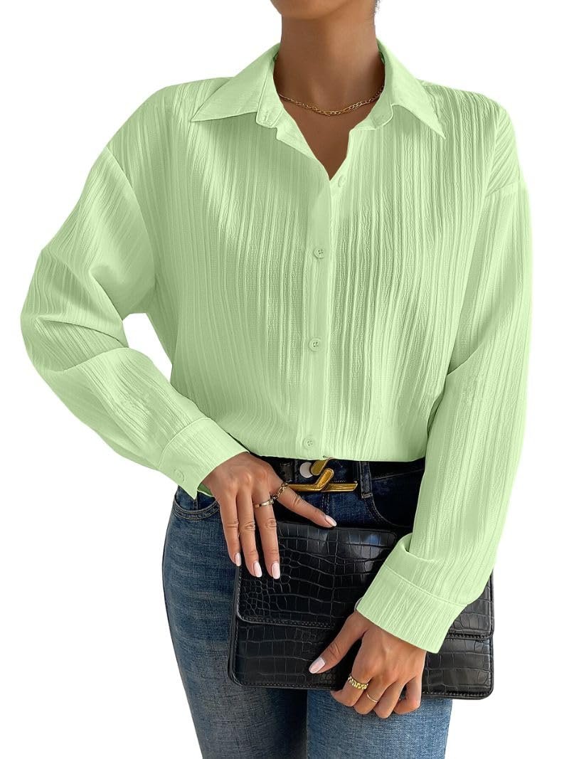 GRECIILOOKS Shirt for Women | Women Shirt | Long Shirt for Women | Shirt Tops for Women | Oversized Shirt for Women - Image 9