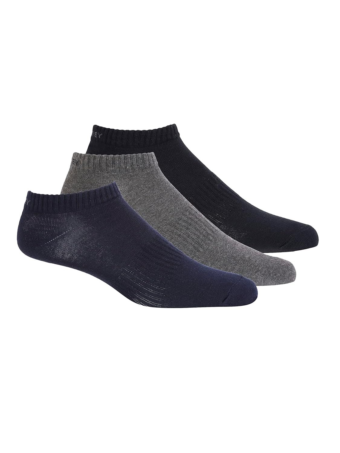 Jockey 7097 Men's Compact Cotton Stretch Low Show Socks With Stay Fresh Treatment (Pack of 3) - Image 3