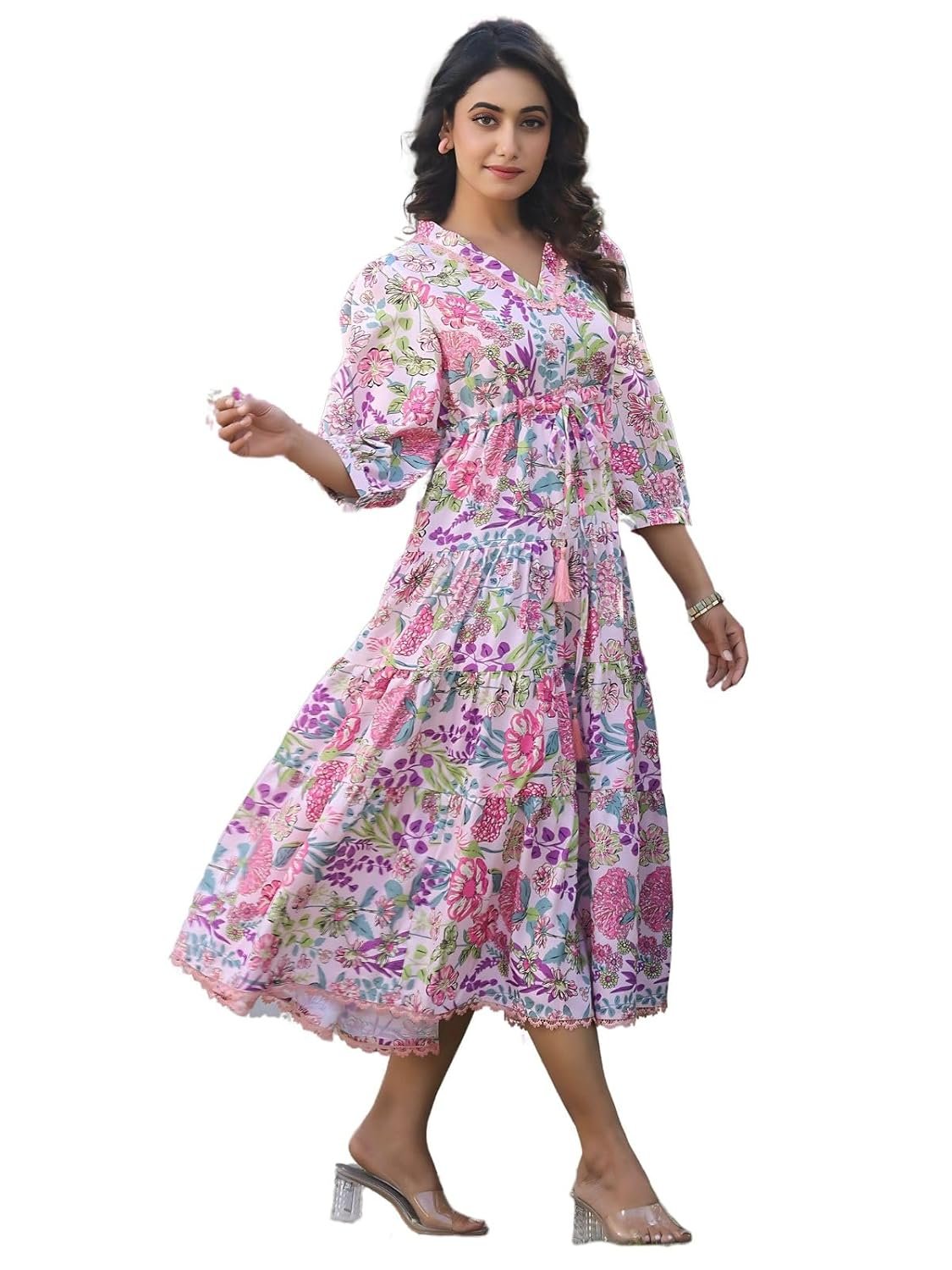 GRECIILOOKS Dress for Women Stylish | One Piece Dress for Women Long | Women Dress | Long Dress for Women | Maxi Dress for Women - Image 2