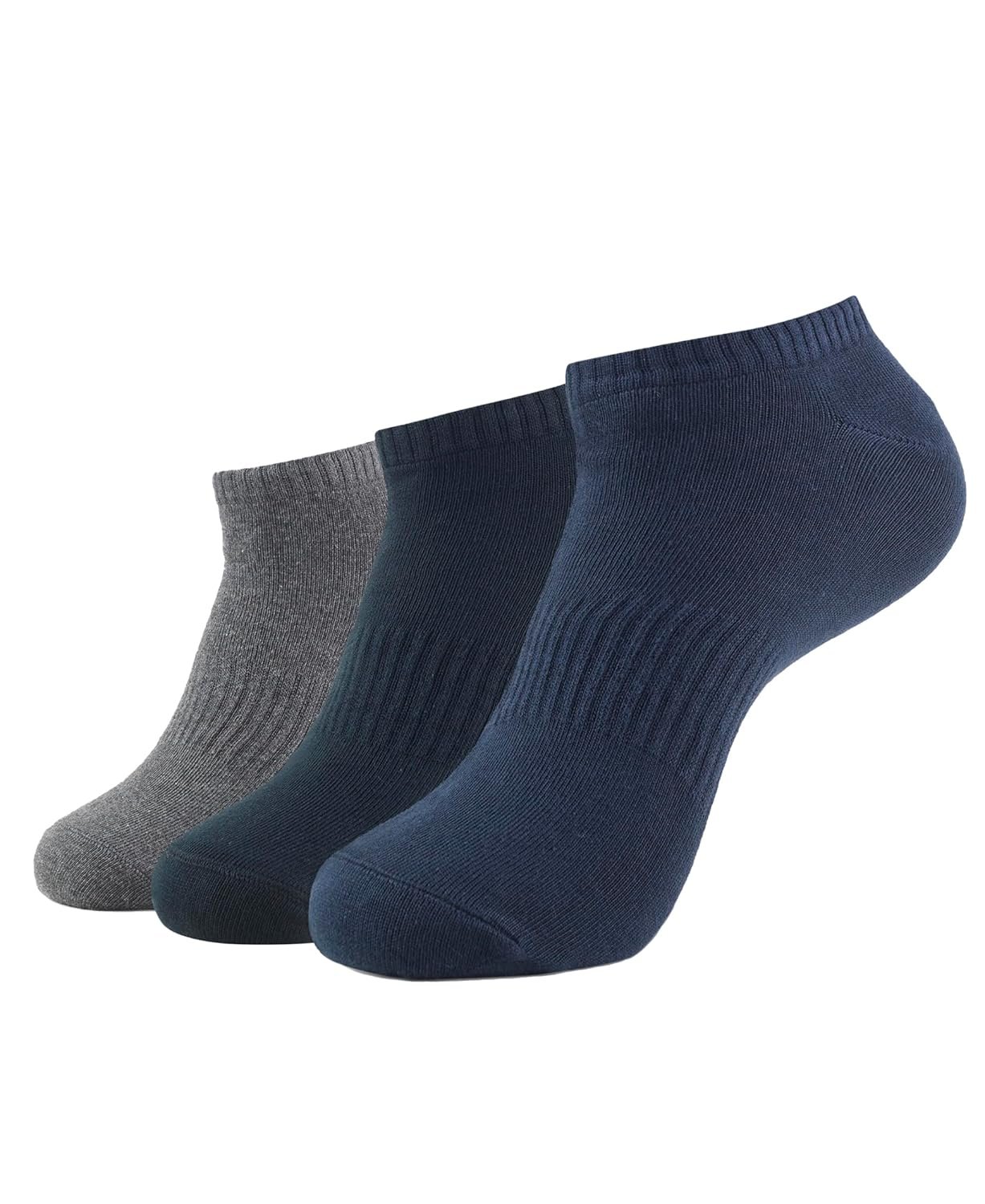 Jockey 7097 Men's Compact Cotton Stretch Low Show Socks With Stay Fresh Treatment (Pack of 3) - Image 2