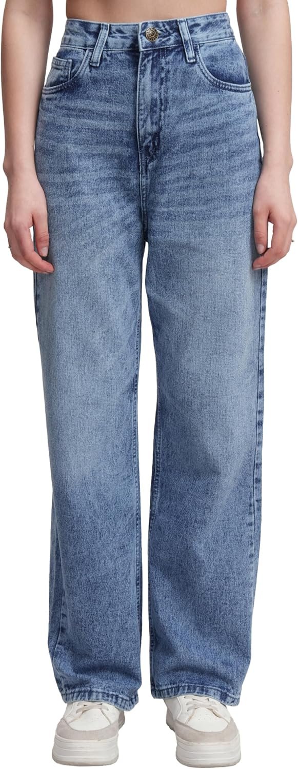 Tokyo Talkies Women Straight Fit Jeans - Image 3