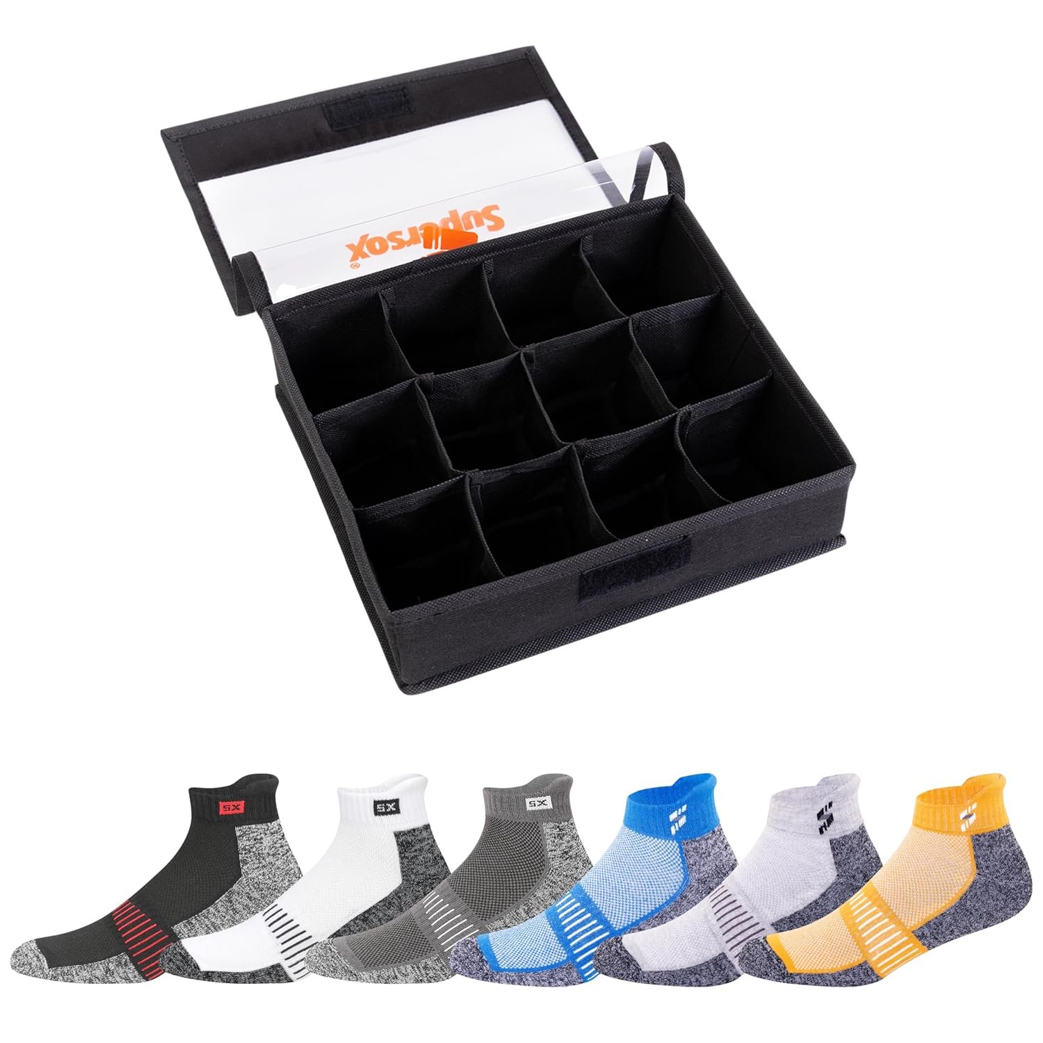 Supersox Ankle Length Socks for Man | Durable Breathable Cotton | Anti-Odor & Antibacterial | Multi Colour | Free Size | Pack of 3 - Image 3